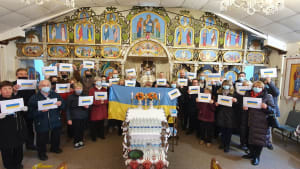A second collection to support those seeking safety in the Archdiocese from  the war in Ukraine